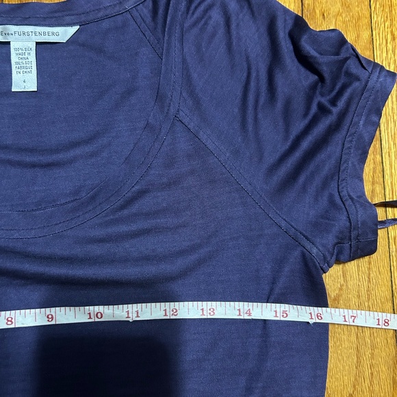 Diane Von Furstenberg Mini Dress Size 4 Silk Jersey Tiger  Print - Picture 6 of 9